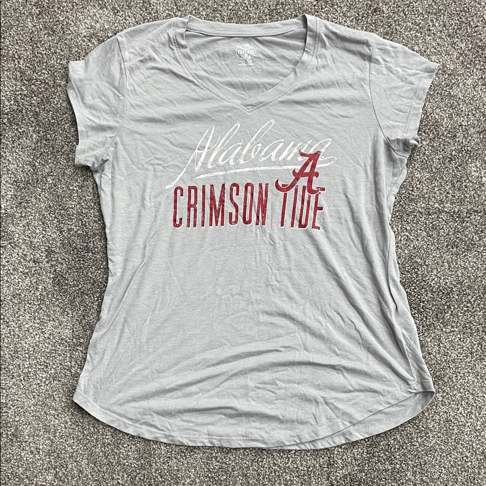 Rivalry Threads Alabama Crimson Tide Women's Tee - Gray and Red
